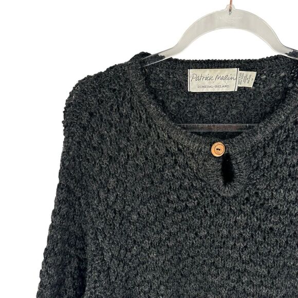Patrick Malin Sweater Mens M Pure Wool Donegal Ireland Thick Chunky Fisherman - Picture 6 of 16
